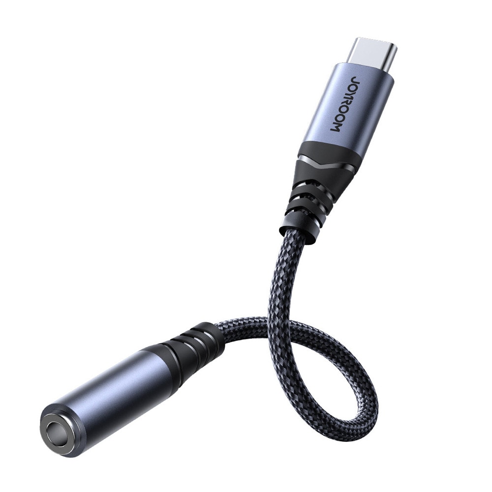 Joyroom Audio adapter USB-C til 3,5 mm - Sort