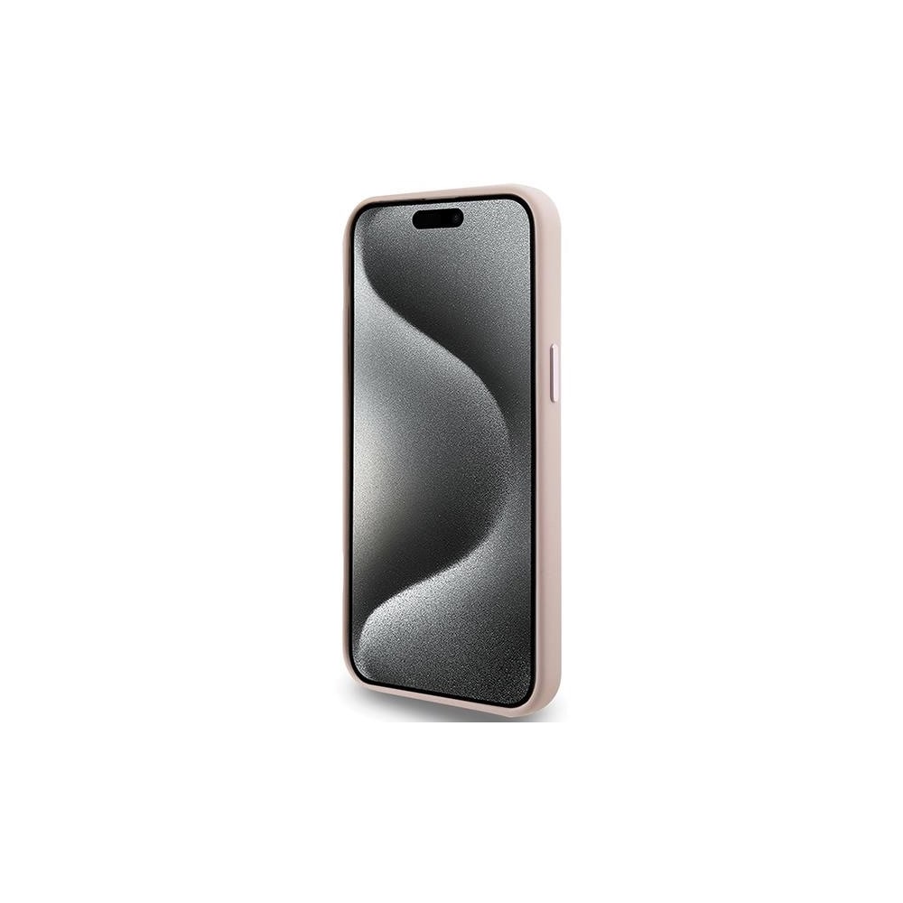Karl Lagerfeld Choupette Silikone Cover til iPhone 15 Pro - Pink