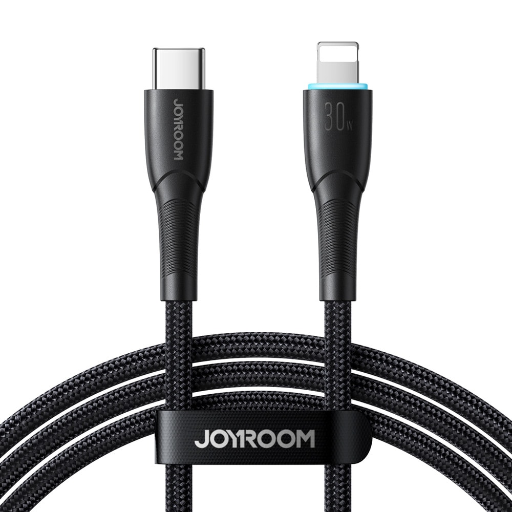 Joyroom Starry Series USB-kabel 30W USB-C til Lightning 1m - Sort