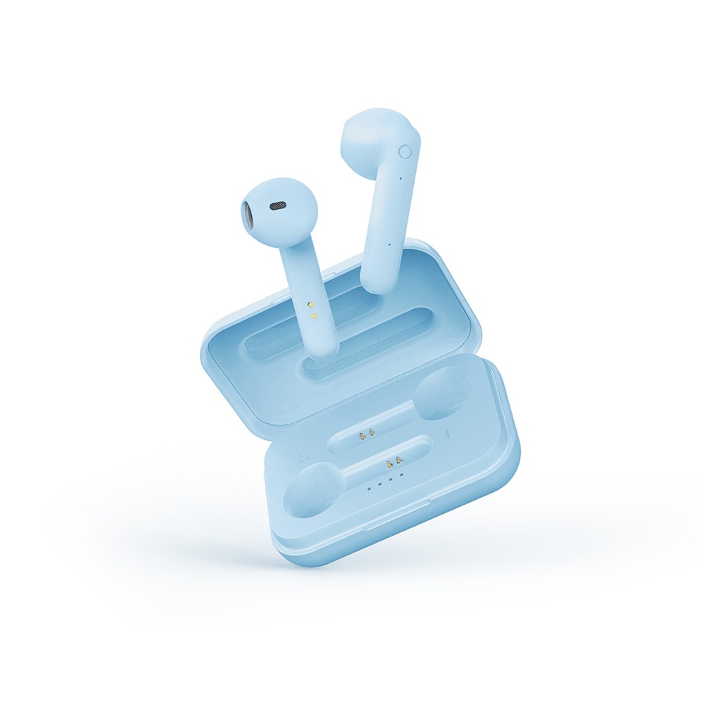 Streetz True Wireless Semi-In-Ear Headset - Blå