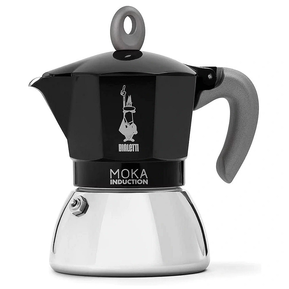 Bialetti Moka Induktion 2 kopper - Sort