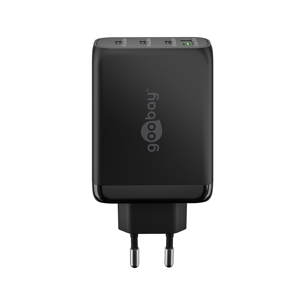 GooBay USB-C PD GaN Multiportlader 100W - Sort
