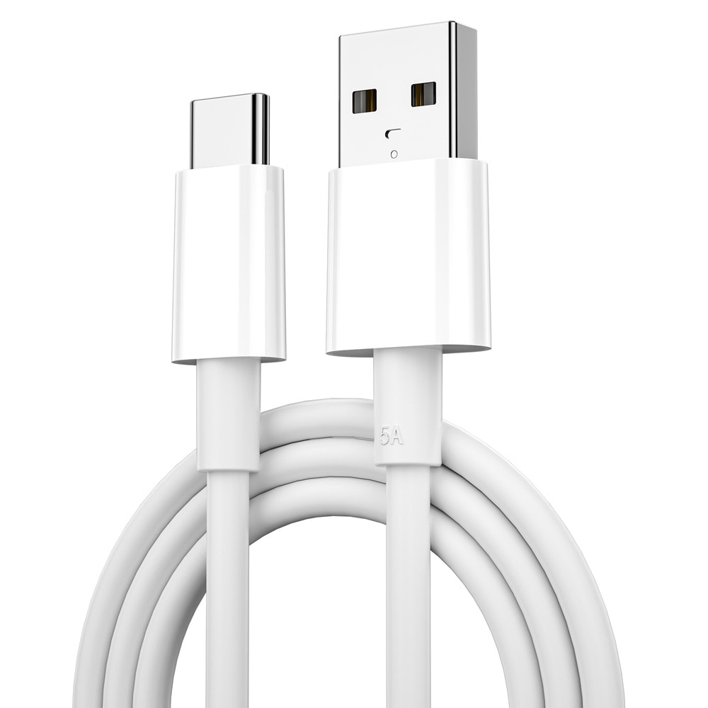 WIWU USB til USB-C-kabel 5A 1,2m - Hvid