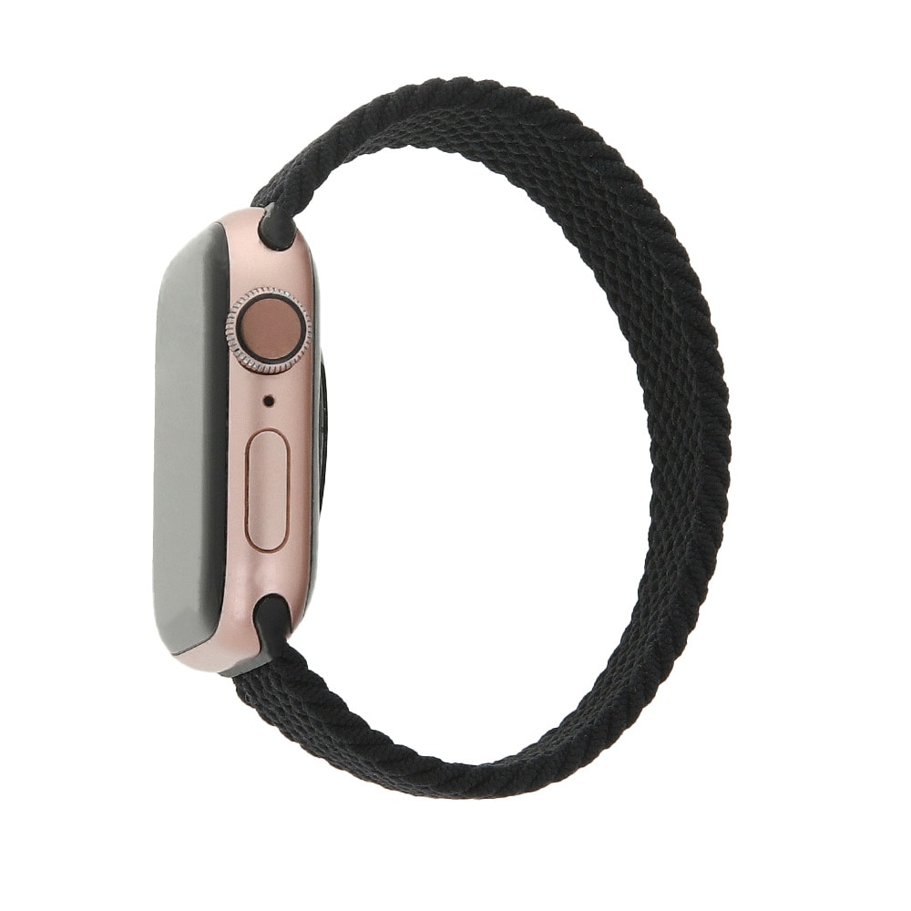 Elastisk armbånd til Apple Watch 42/44/45mm 145mm - Sort