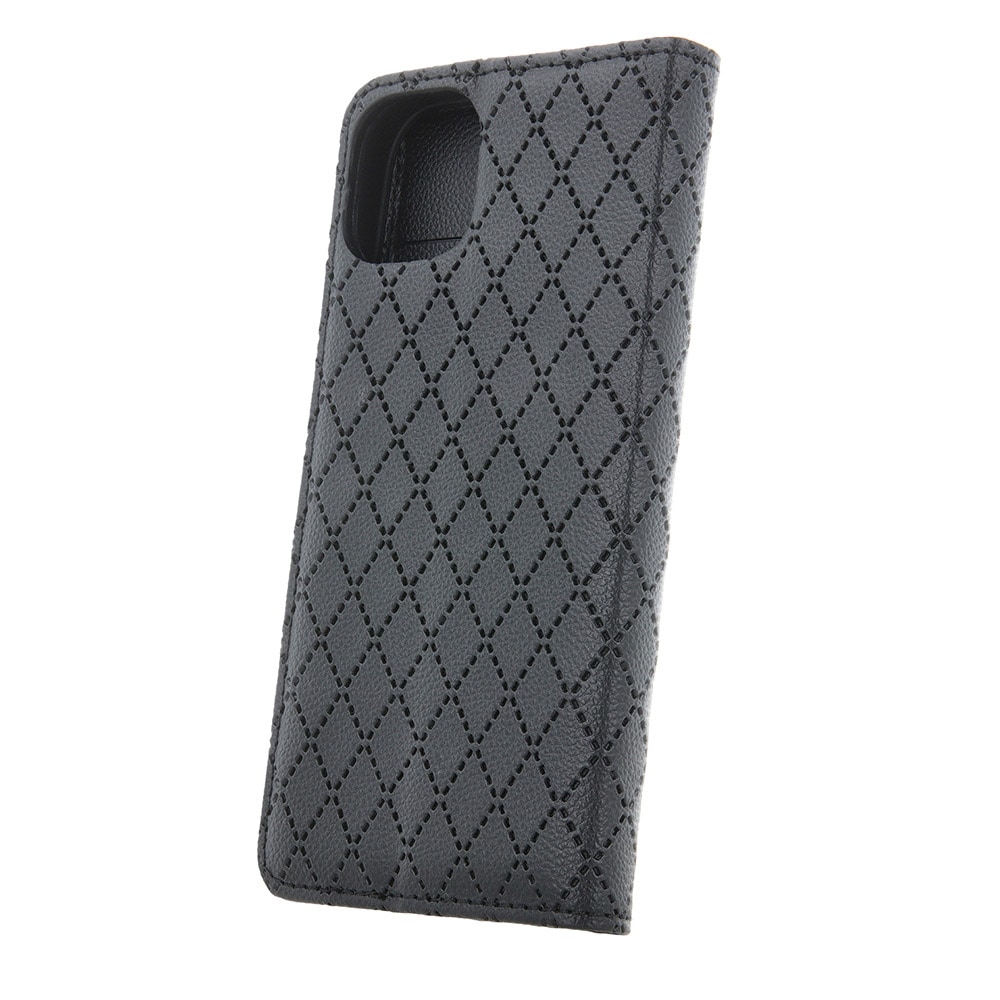 Smart Caro Case med stativ og kortslot til Xiaomi Redmi A1 / Redmi A2 - Sort