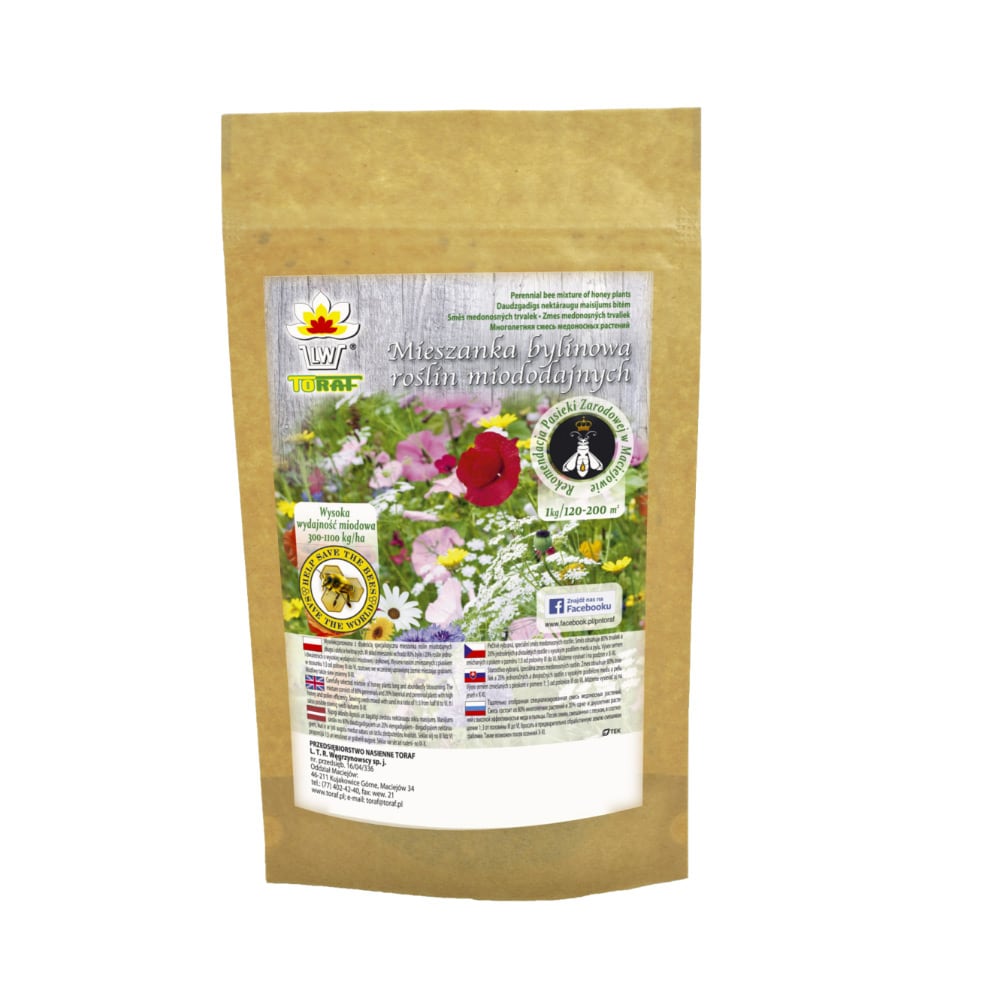 Blomsterblandning Biväxter för våtmark - Stor pakke