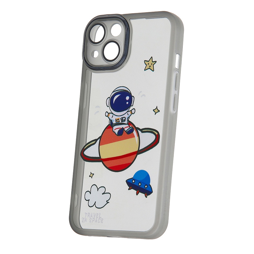 Bagsidecover til iPhone 15 Pro - Astronaut