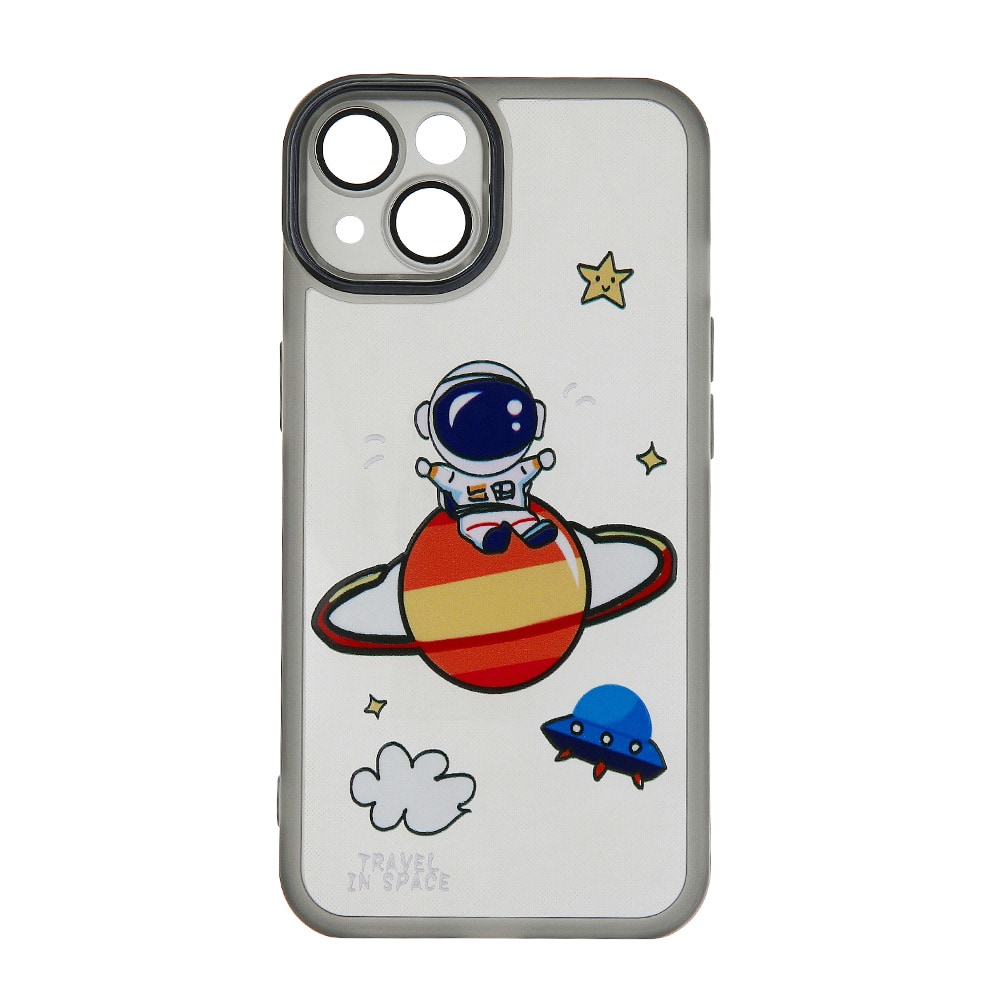Bagsidecover til iPhone 14 Pro - Astronaut