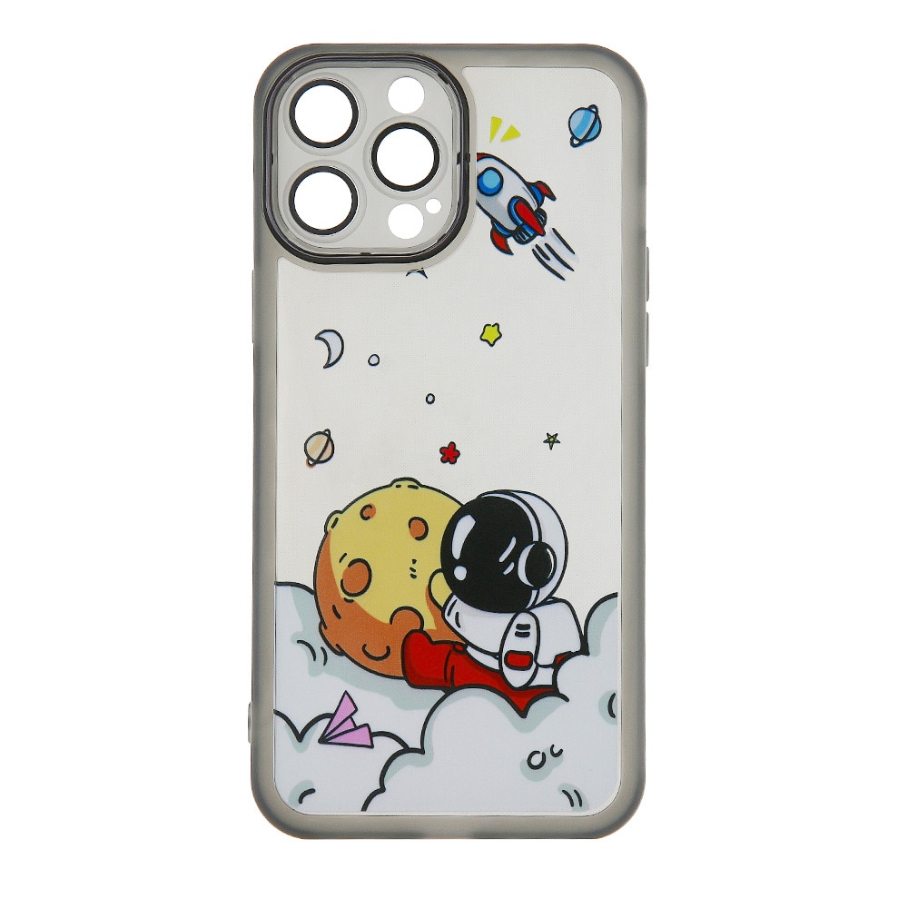 Bagsidecover til iPhone 15 Pro - Astronaut