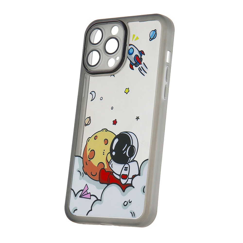 Bagsidecover til iPhone 15 Pro - Astronaut