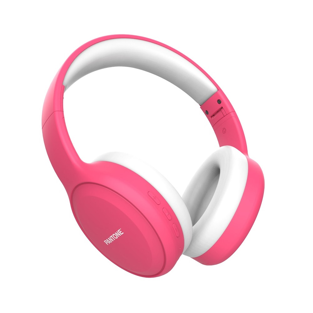Pantone Over-Ear Bluetooth-hovedtelefoner - Pink 184C
