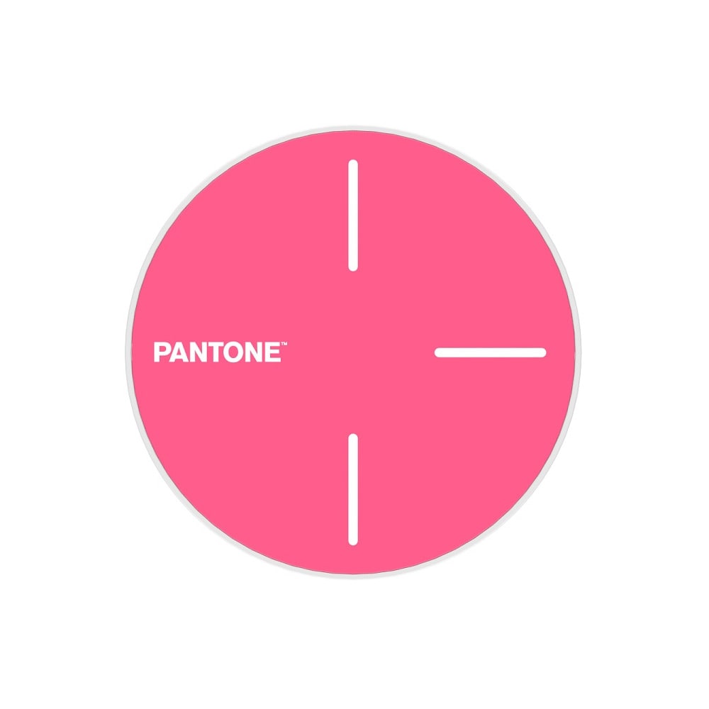 Pantone Trådløs Oplader 15W - Rosa 184C