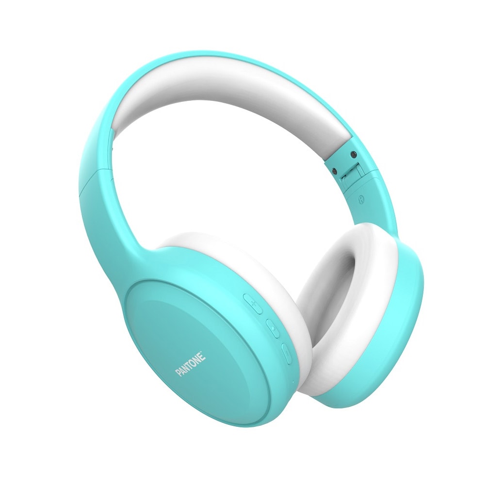 Pantone Over-Ear Bluetooth-hovedtelefoner - Teal 3242C