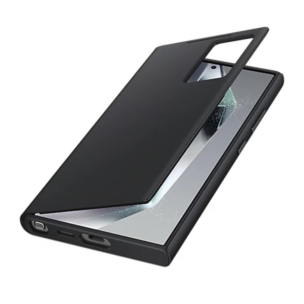Samsung Smart View Wallet Cover til Galaxy S24 Ultra - Sort