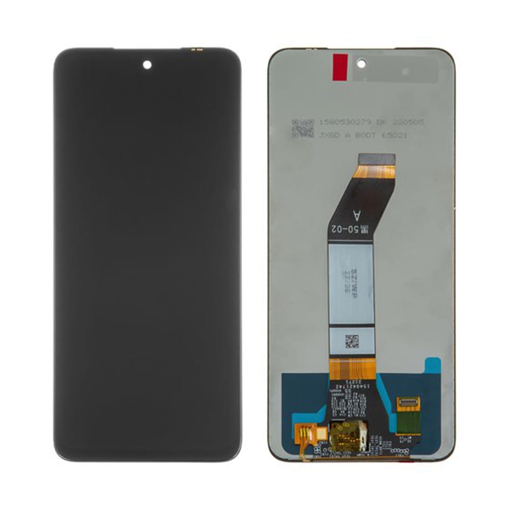 LCD-skærm med ramme til Xiaomi Redmi 10C 2022 - Grå