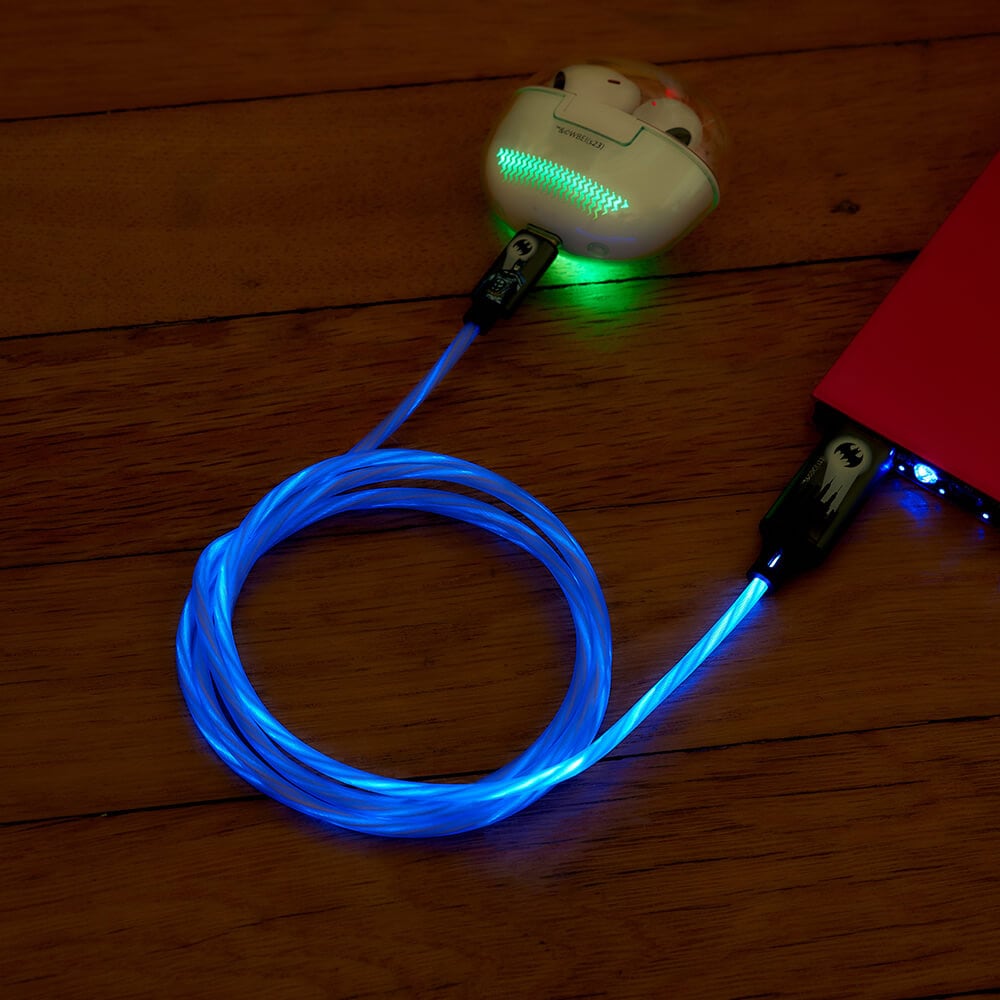 Batman USB-kabel USB til USB-C Light-Up 1,2m