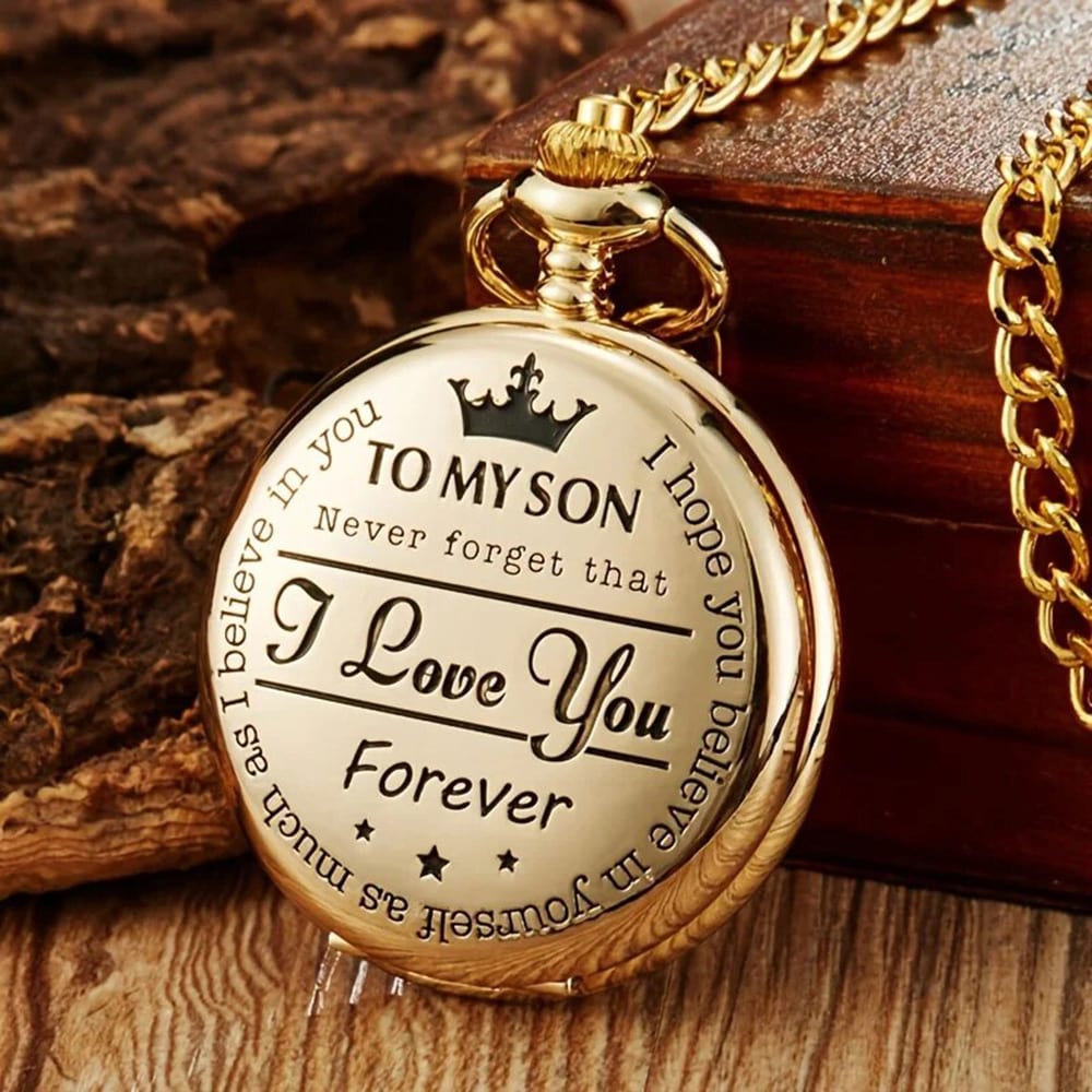 Lommeur Vintage - To my Son - Guld