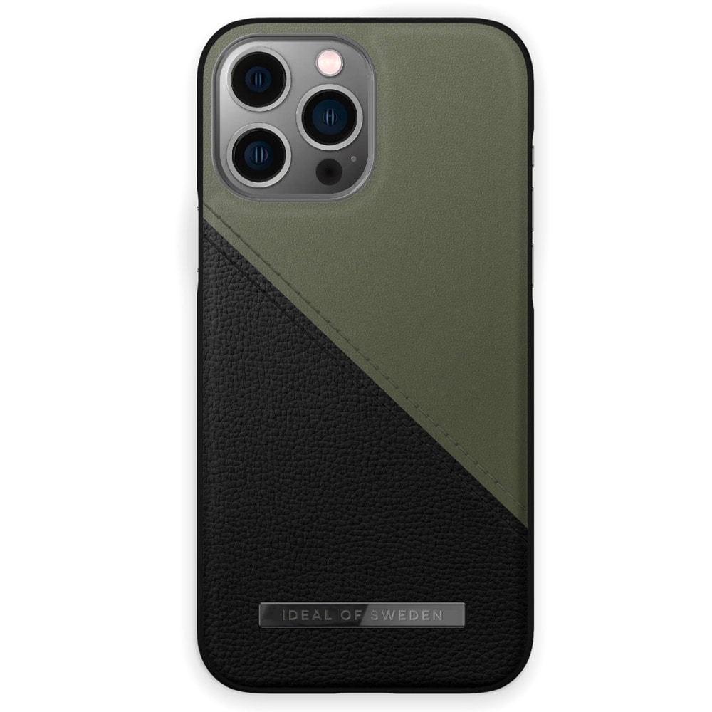 iDeal of Sweden Atelier Case iPhone 12 Pro Max / 13 Pro Max - Onyx Black Khaki