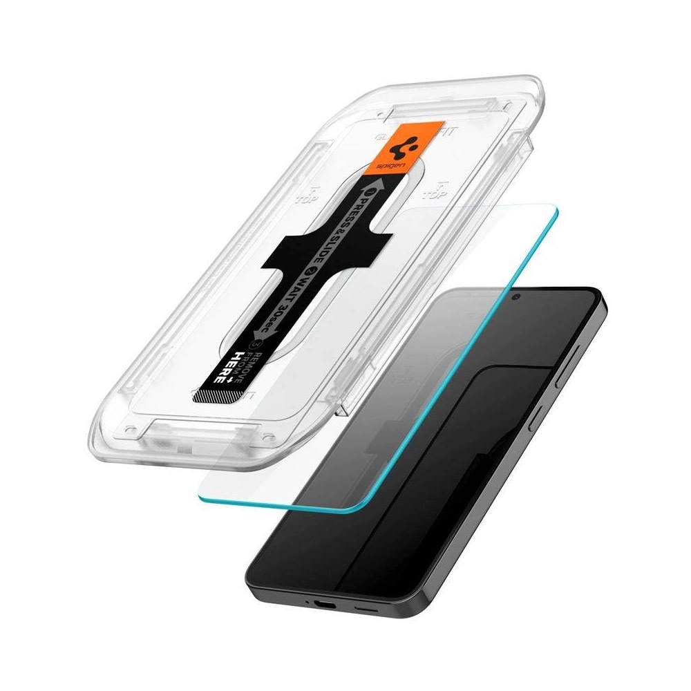 Spigen Glas.tR EZ Fit Tempered Screen Protector til Samsung Galaxy S24 2-pak