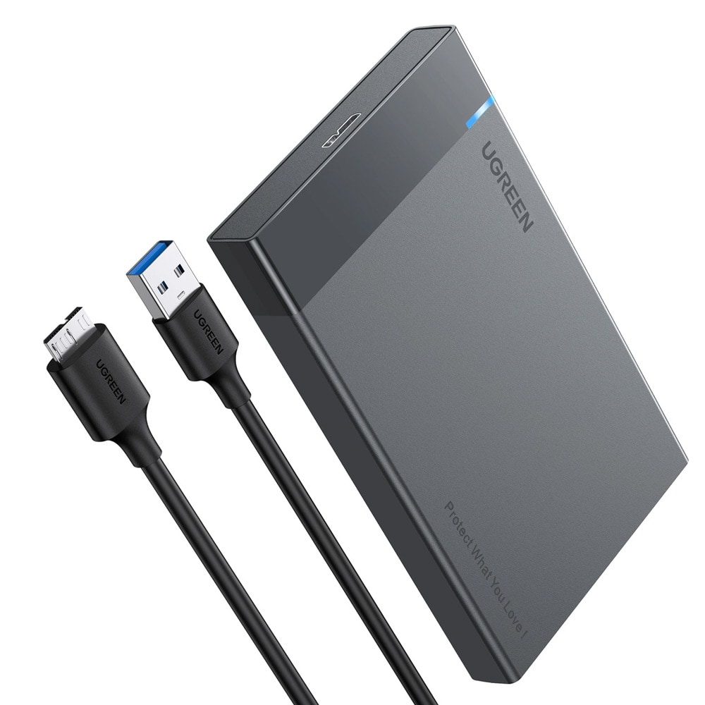 Ugreen harddiskskab til 2,5'' SATA USB 3.2 Gen 1 5 Gbps