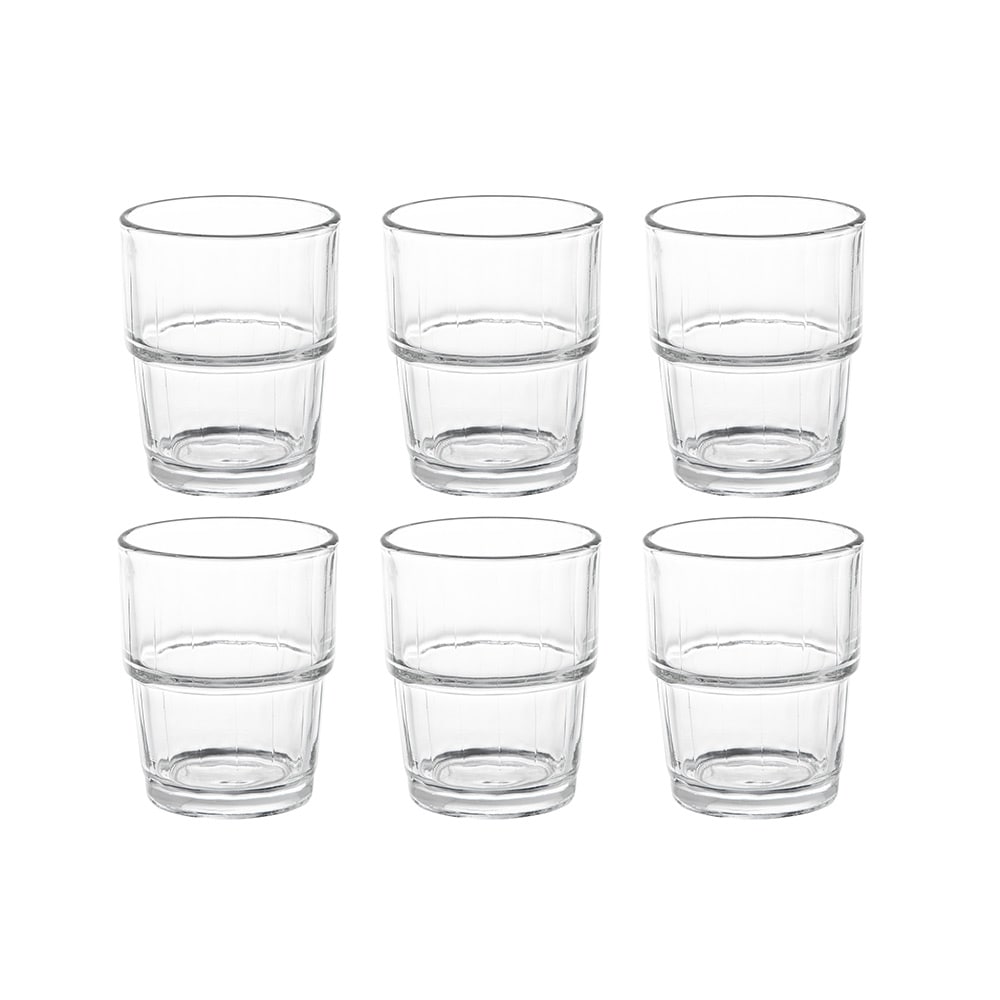 Maku stabelbare drikkeglas 220ml 6-pak