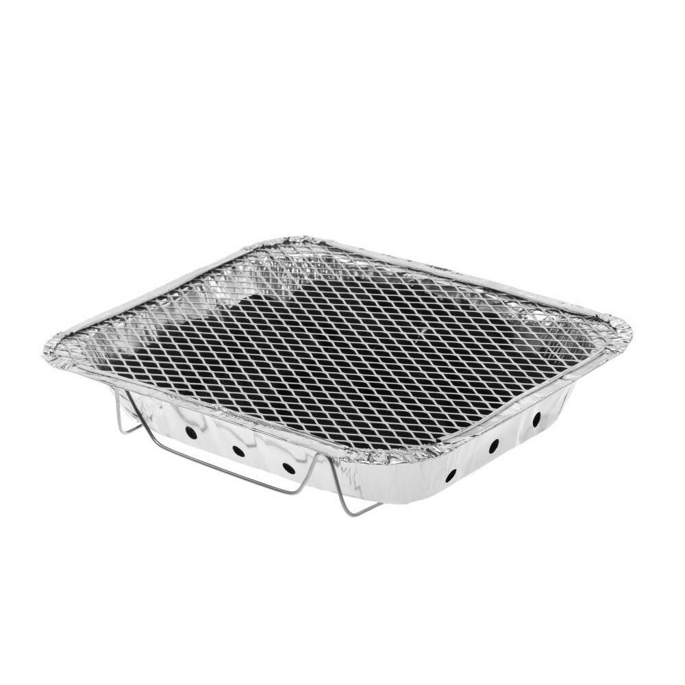 Mustang engangsgrill: Perfekt til picnic og festivaler, inkluderer briketter