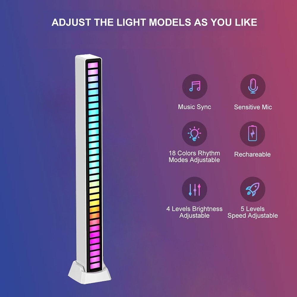 Lydstyret LED-belysning med RGB