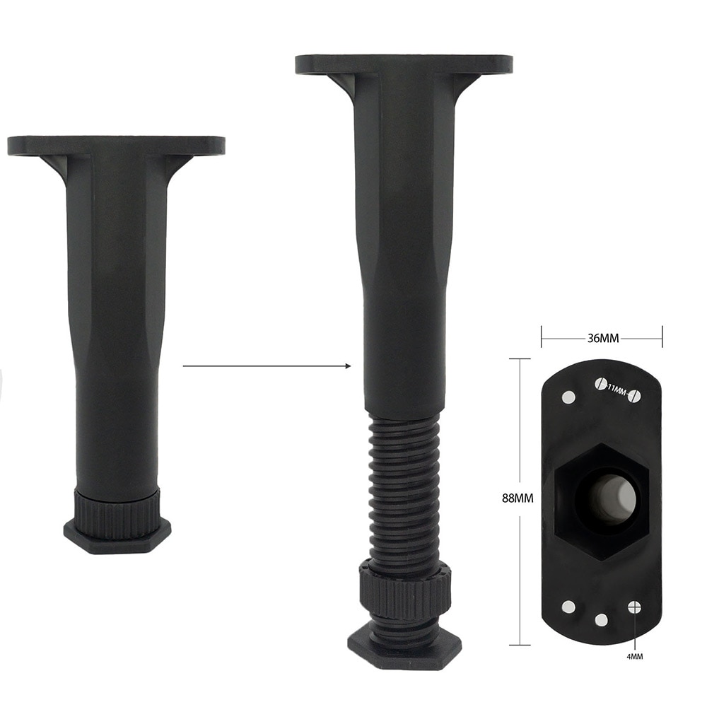 Justerbare møbelben 20-37cm