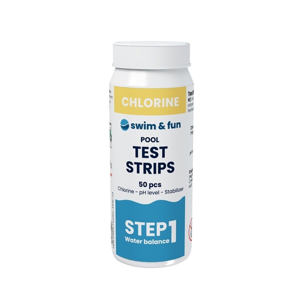 Teststrimler til Chlorine pH Stabilizer 50-pak