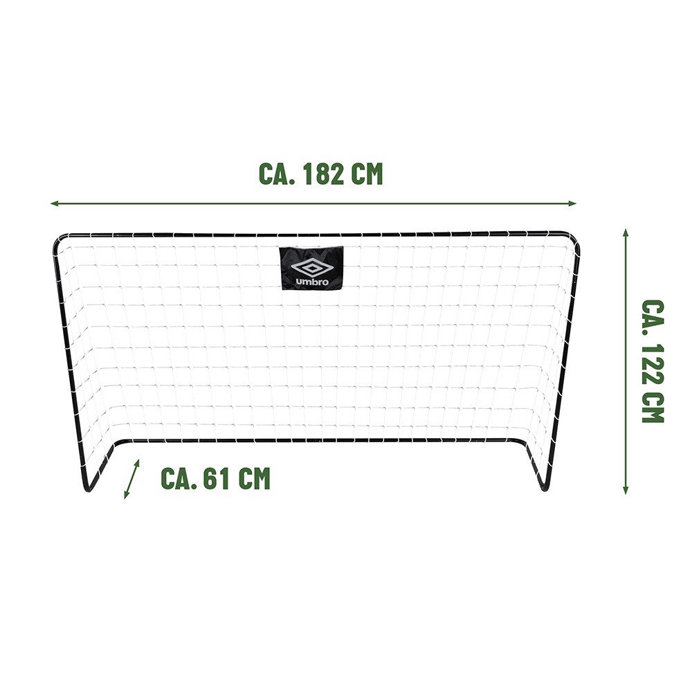 Umbro Fodbold mål 182x122x61cm