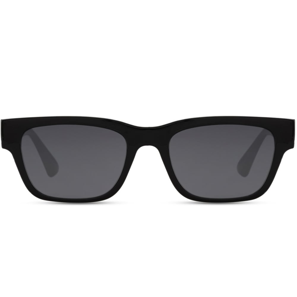 Solbriller - Sort med sort linse