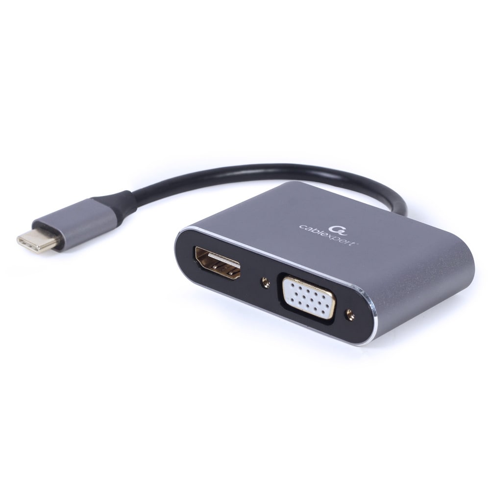 USB-C Adapter til HDMI & VGA