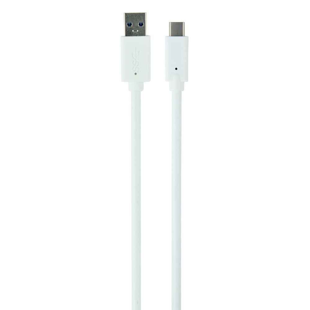 USB-kabel - USB til USB-C 1,8m - Hvid