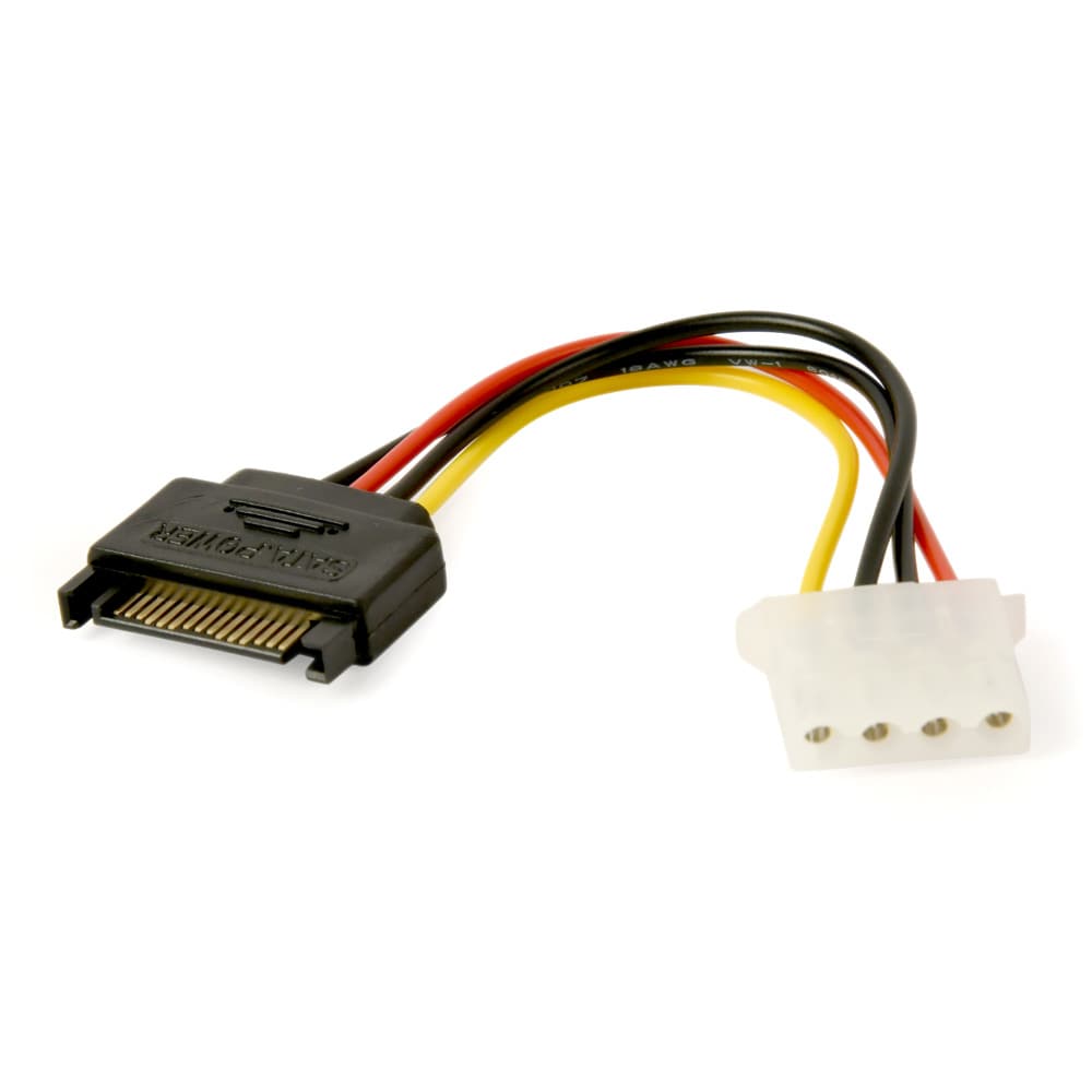 SATA til Molex strømkabel 15 cm