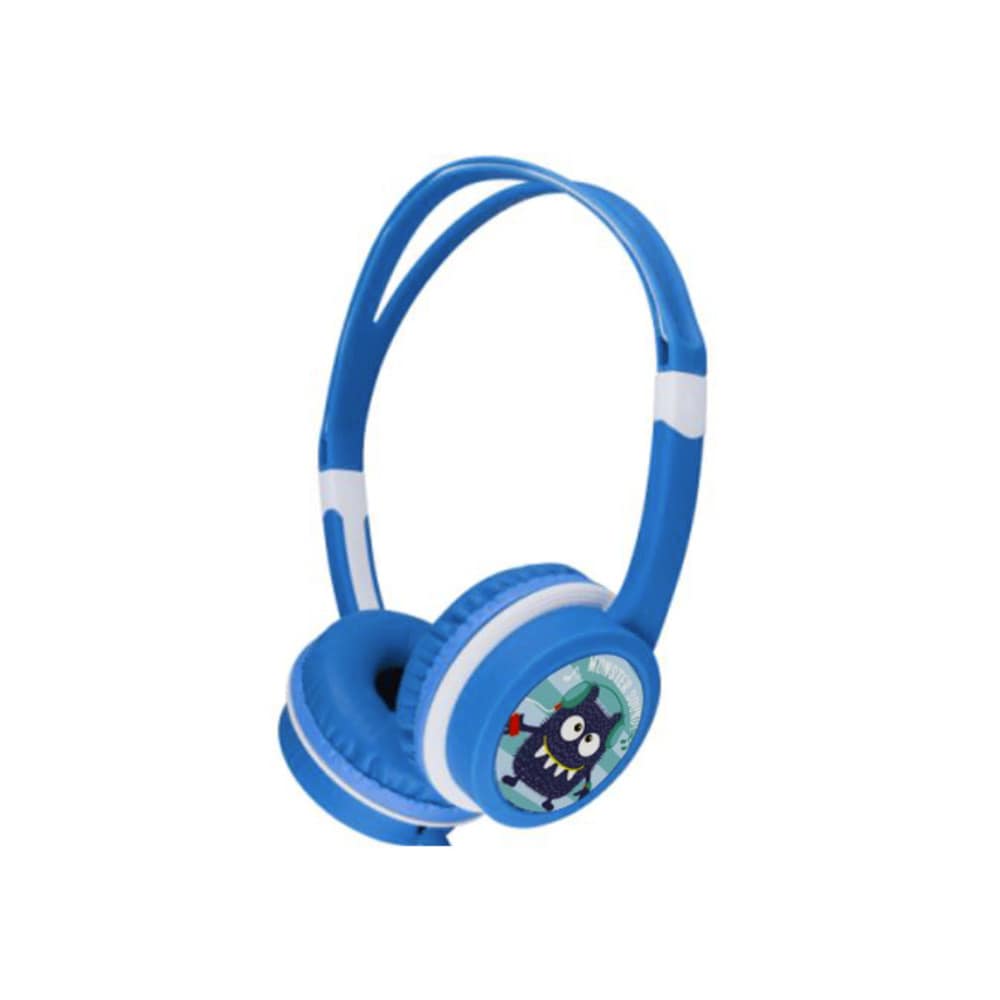 Hovedtelefoner til børn med decibelbegrænser - Blå