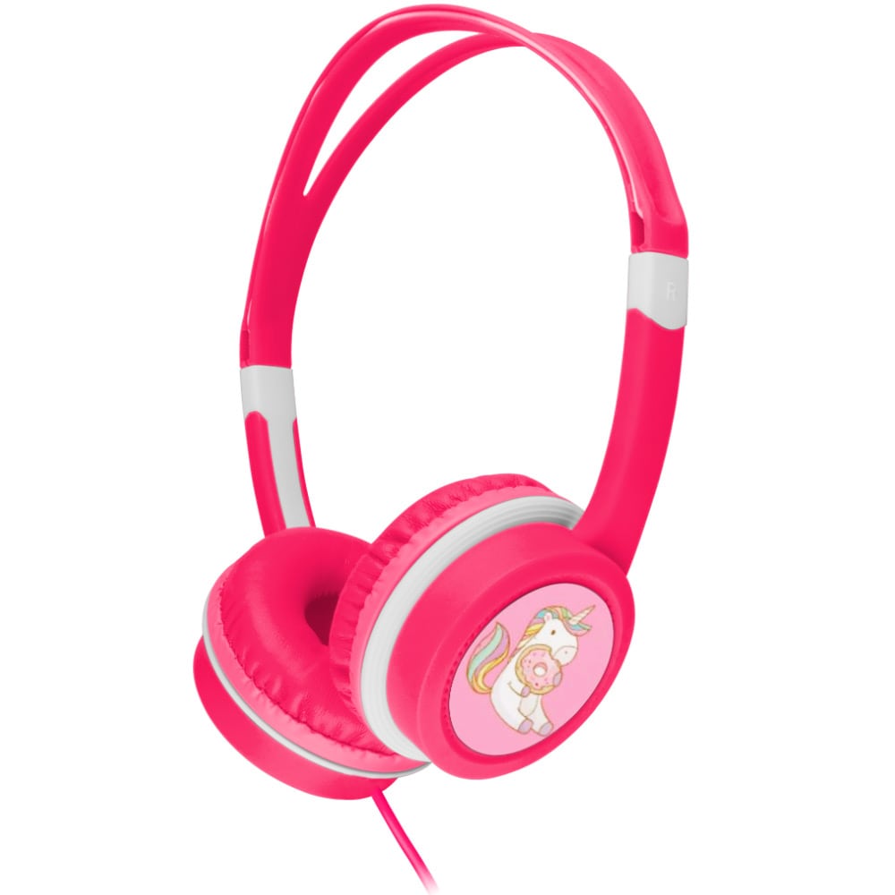 Hovedtelefoner til børn med decibelbegrænser - Pink