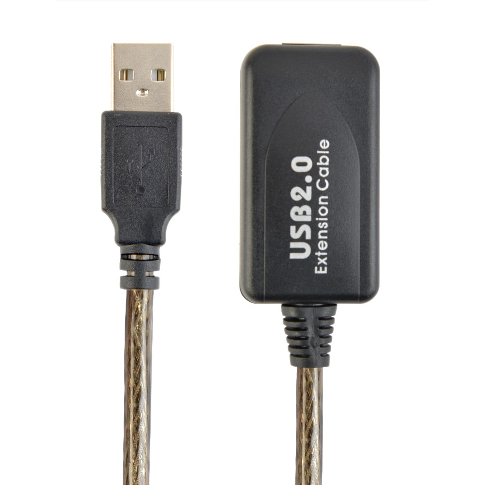 Aktiv USB 2.0 forlængerkabel 5m