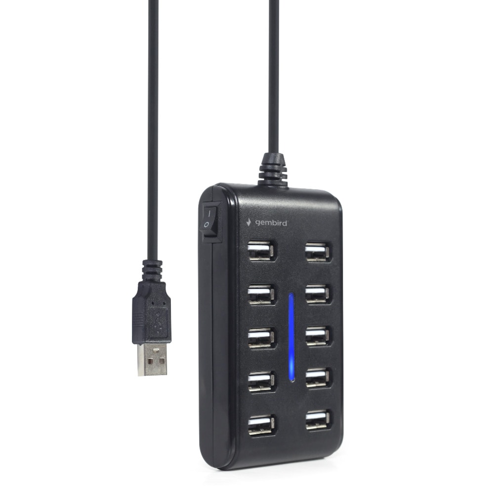 USB-hub med 10 porte