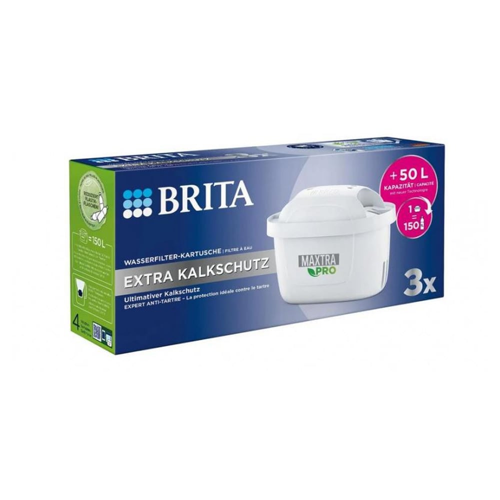 BRITA Maxtra Pro - Ekstra kalkbeskyttelse - 3 vandfiltre