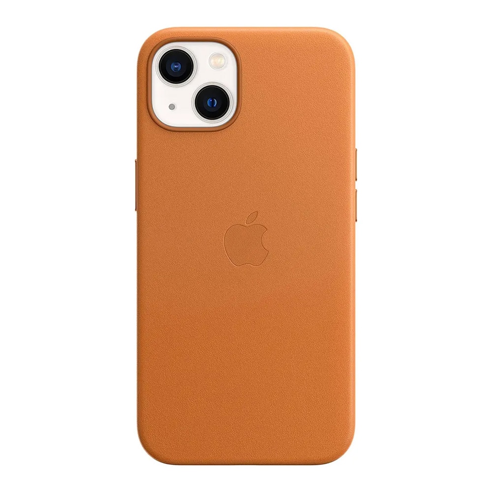 Apple Lædertaske med MagSafe MM103ZM/A til iPhone 13 - Gyldenbrun