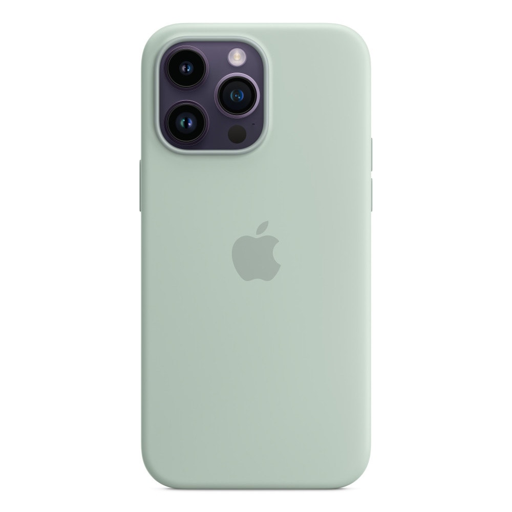 Apple Silikone etui med MagSafe MPTY3ZM/A til iPhone 14 Pro Max - Sukkulent