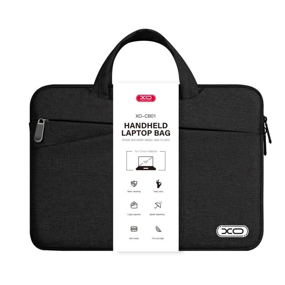 XO Laptoptaske 13 tommer - Sort