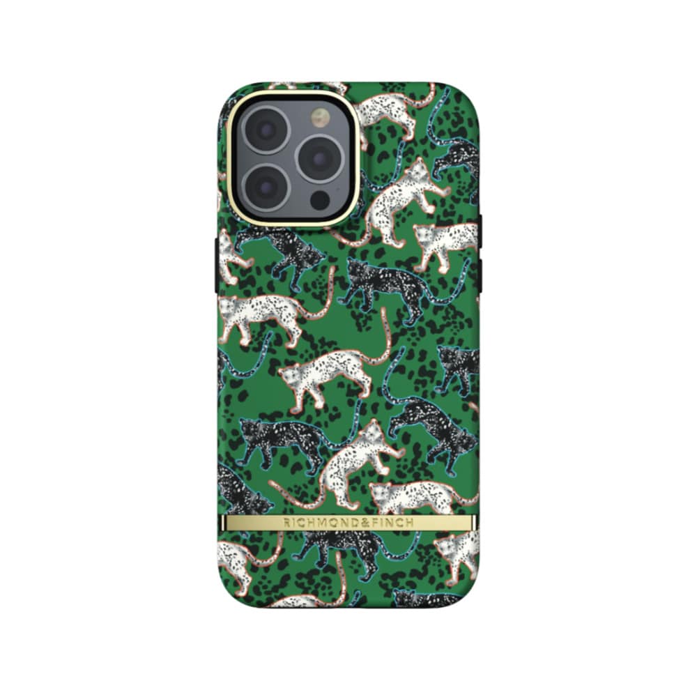 Richmond & Finch Freedom-etui til iPhone 13 Pro Max - Grøn leopard