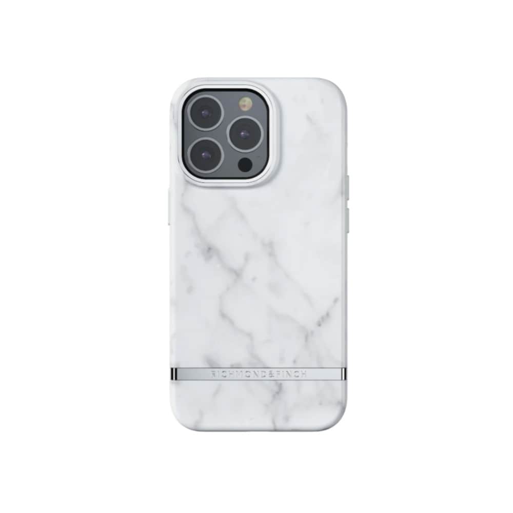 Richmond & Finch Freedom-etui til iPhone 13 Pro - hvid marmor