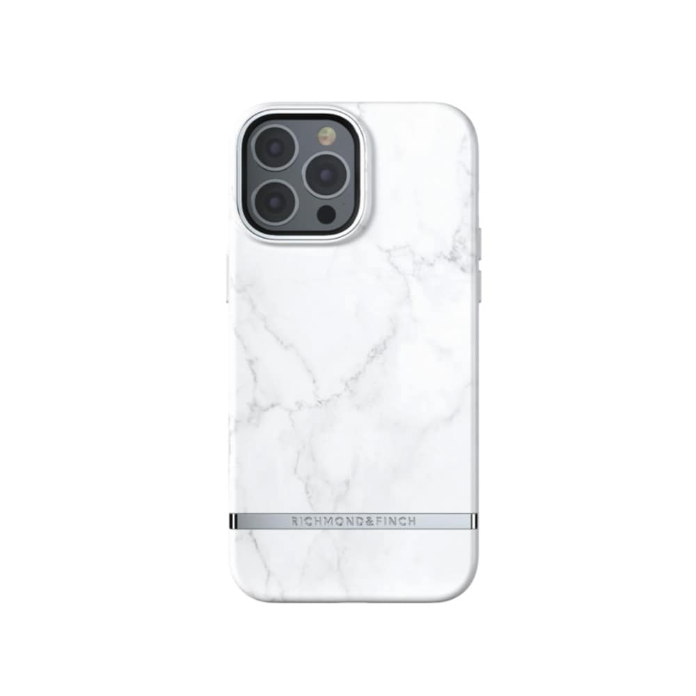 Richmond & Finch Freedom-etui til iPhone 13 Pro Max - hvid marmor