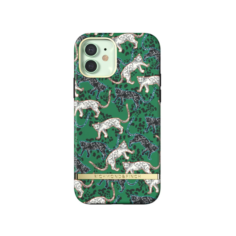 Richmond & Finch Freedom-etui til iPhone 12/12 Pro - grøn leopard