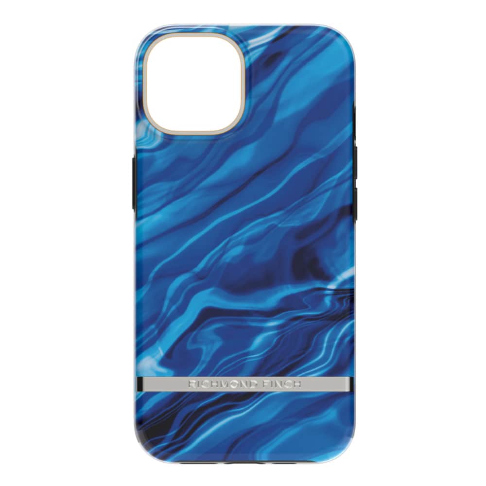 Richmond & Finch bagcover til iPhone 14 - Blue Waves