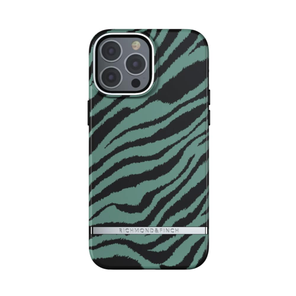 Richmond & Finch Freedom-etui til iPhone 13 Pro Max - Emerald Zebra