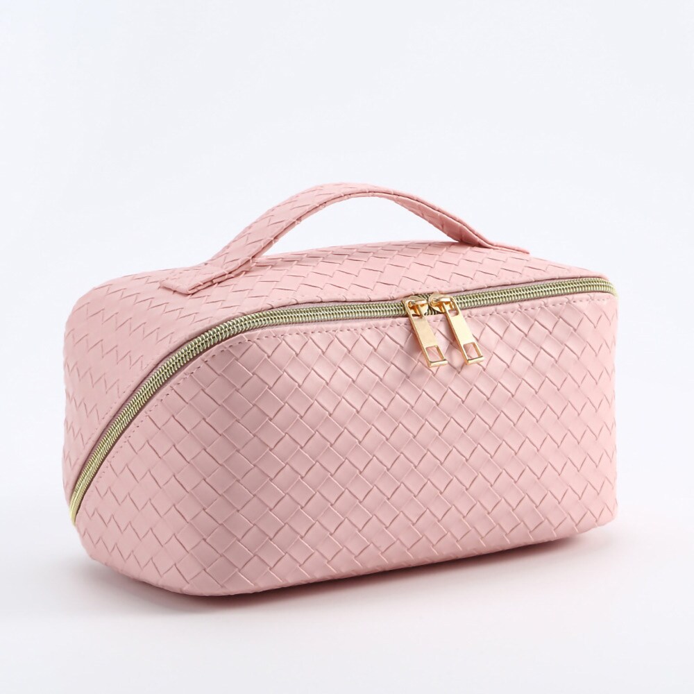 Designer Pink Makeuptaske - Perfekt til Stilbevidste Rejsende