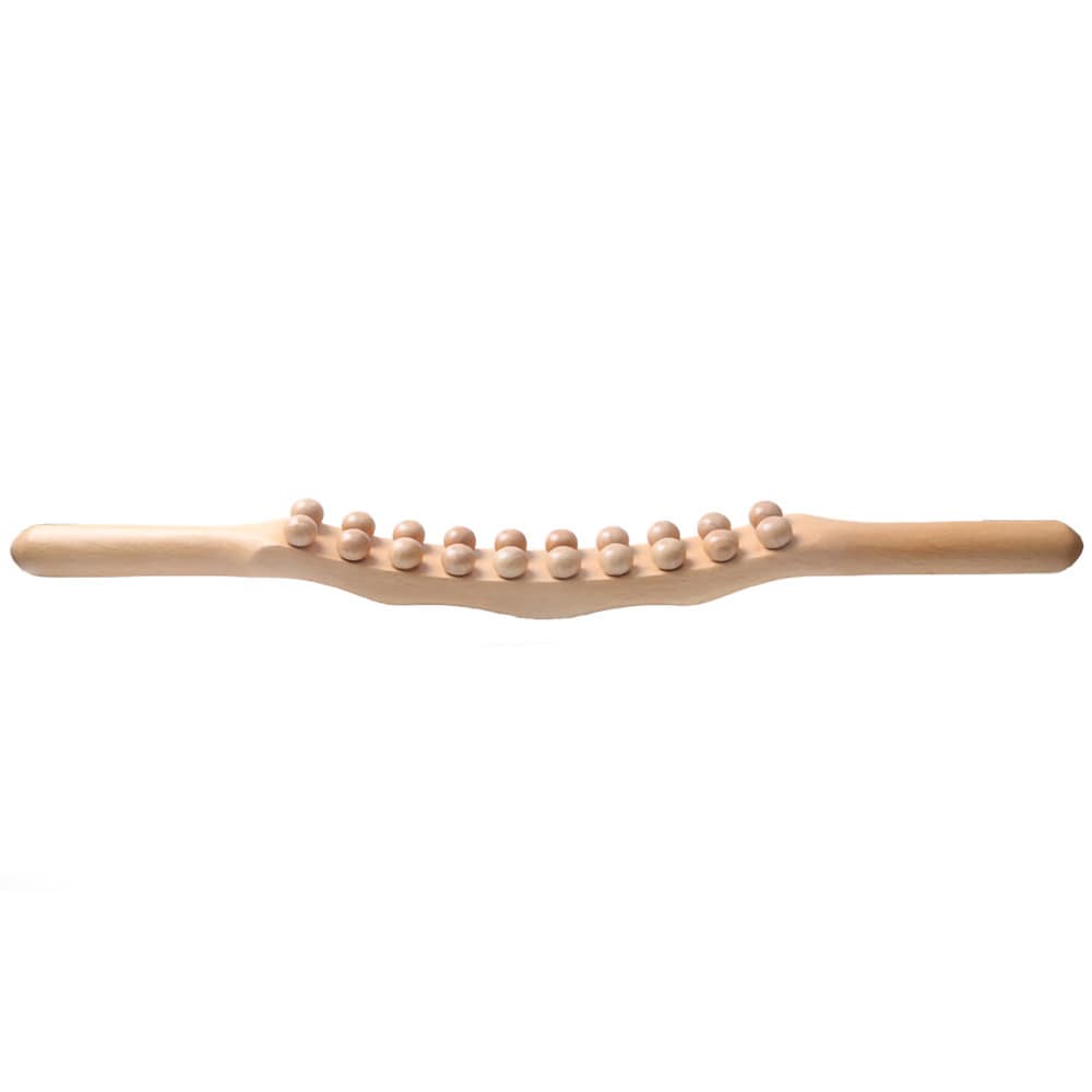 Ergonomisk Gua Sha Massagepind i Træ